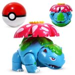 Figurine Pokemon Florizarre transformable avec Pokéball
