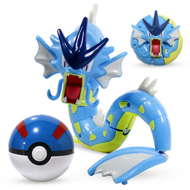 Figurine Pokemon Léviator Transformable avec Pokéball