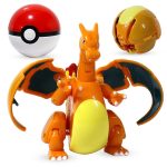 Figurine Pokemon Dracaufeu Transformable avec pokéball