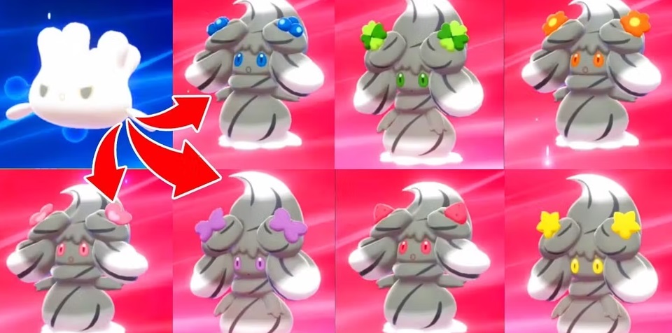 Pokémon de la région de galar charmilly