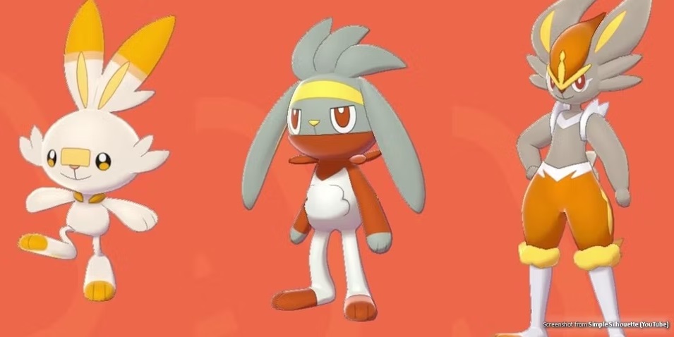 Pokémon de la région de galar flambino