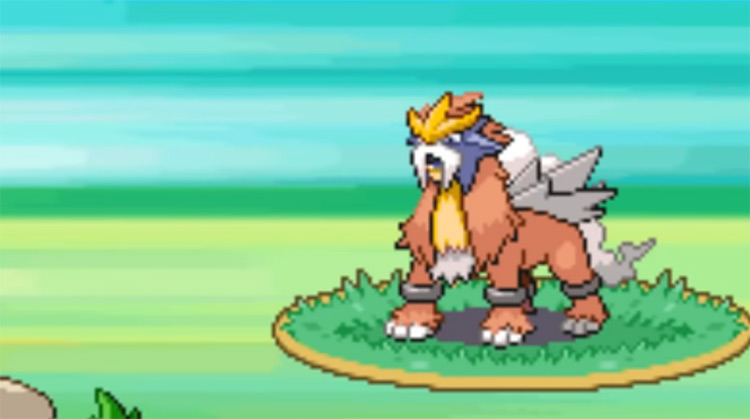 pokémon shiny de la région de Johto entei
