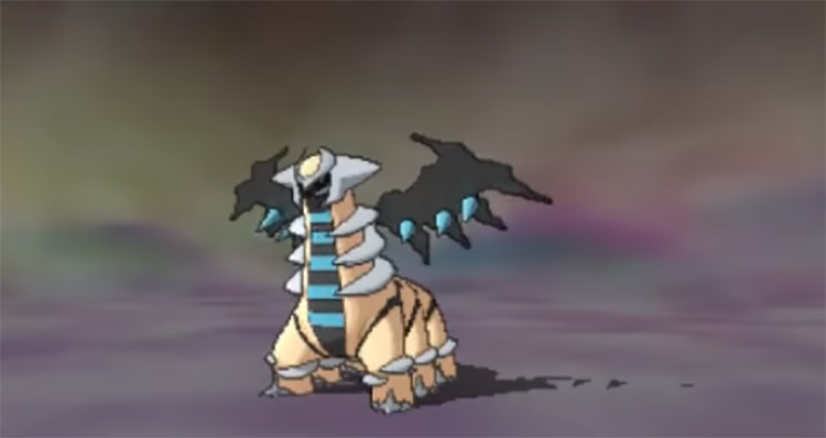 pokémon shiny de la région de Sinnoh giratina