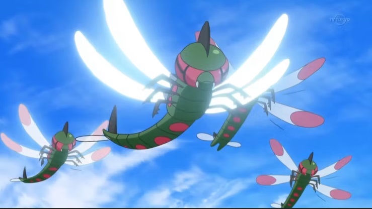 pokémon de type insecte yanmega