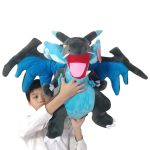 Peluche Pokémon Géante Méga Dracaufeu X