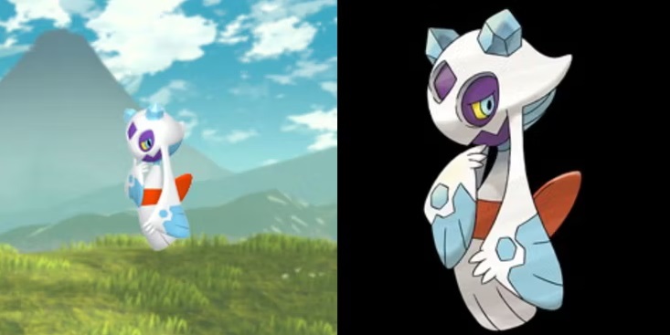 meilleurs Pokémon de type Glace de Légendes Pokémon- Arceus momartik