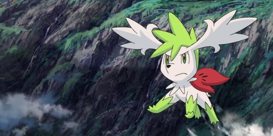 Meilleurs Pokémon de type Vol de Légendes Pokémon: Arceus shaymin forme céleste