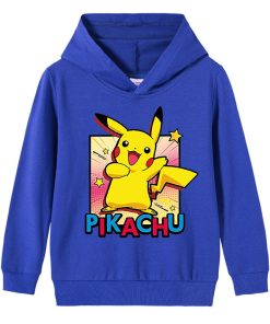 Sweat Pokémon Pikachu Joyeux Bleu