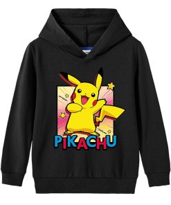 Sweat Pokémon Pikachu Joyeux Noir