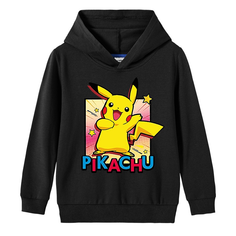 Sweat Pokémon Pikachu Joyeux Noir