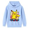 Sweat Pokémon Pikachu Joyeux Bleu Ciel