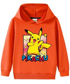 Sweat Pokémon Pikachu Joyeux Orange