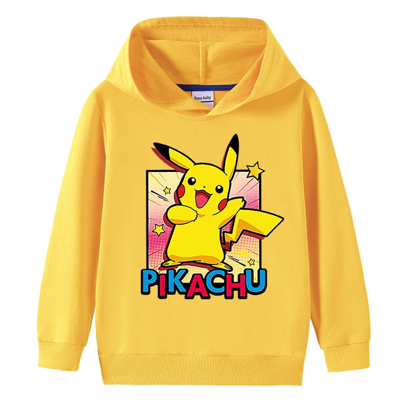 Sweat Pokémon Pikachu Joyeux Jaune