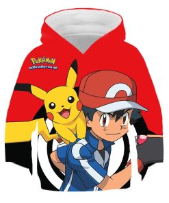 Sweat Pokémon Pikachu et Sacha