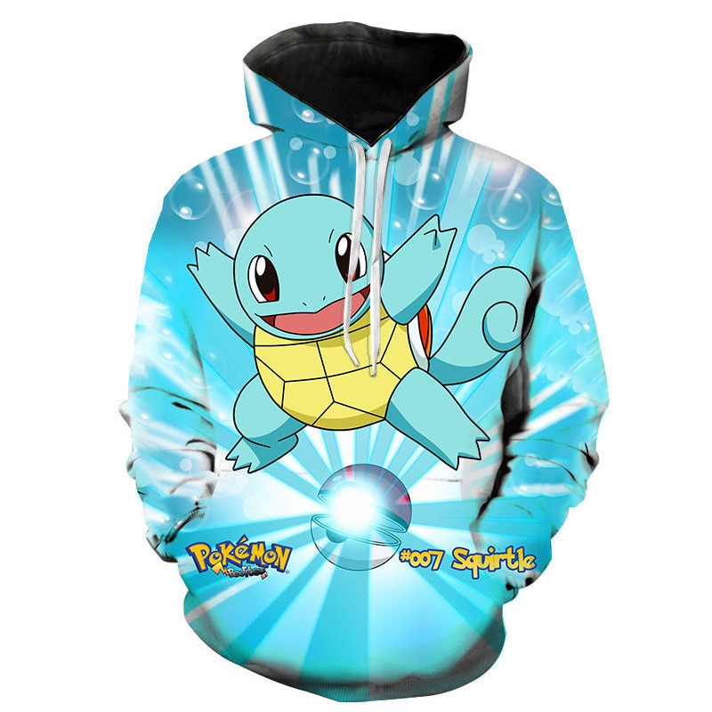 Sweat Pokémon Carapuce Bulle d'Eau
