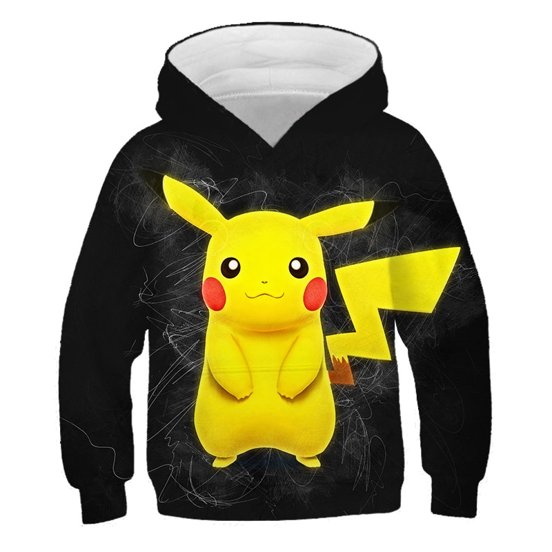 Sweat Pokémon Pikachu Noir