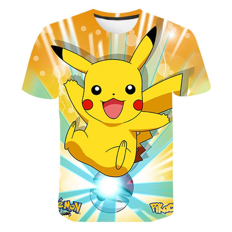 T-shirt Pokémon Pikachu joyeux