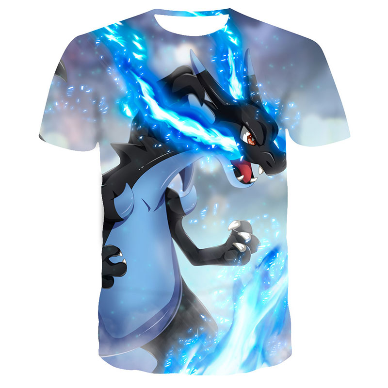 T-shirt Pokémon Mega-Dracaufeu X