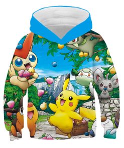 Sweat Pokémon Pikachu dans son jardin