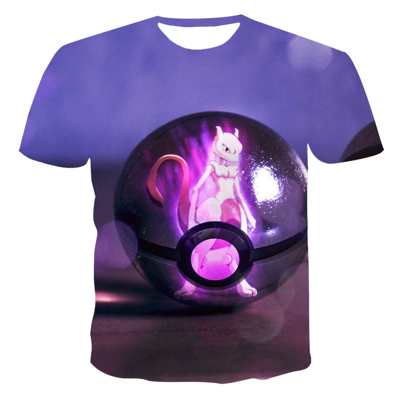 T-shirt Pokémon Mewtwo dans sa Pokéball