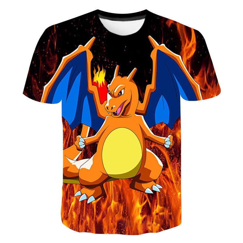 T-shirt Pokémon Dracaufeu Attaque