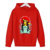 Sweat Pokémon Pikachu et Bulbizarre Art ROUGE