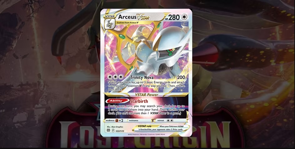 arceus vstar meilleures cartes pokémon 2022
