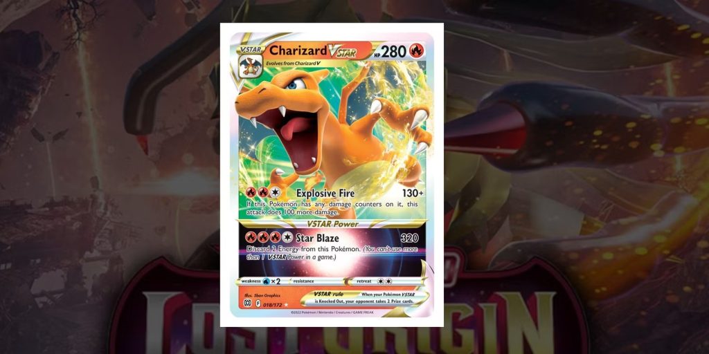 dracaufeu vstar meilleures cartes pokémon 2022
