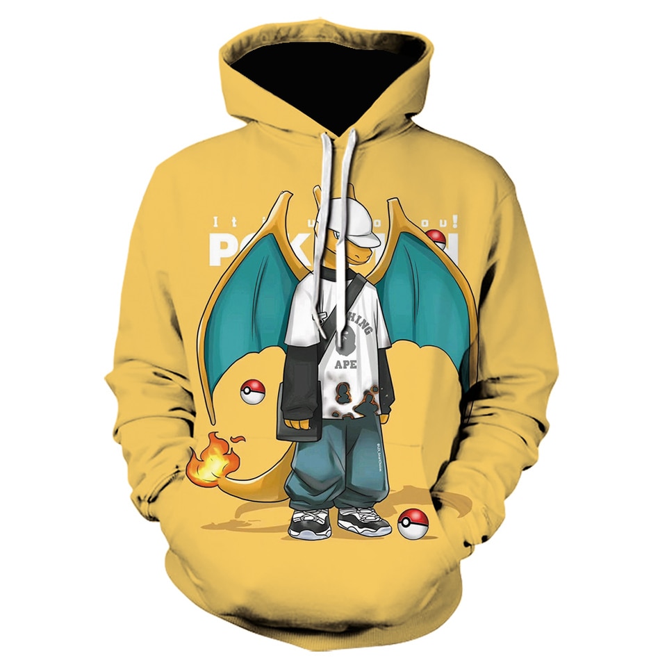 Sweat Pokémon Dracaufeu Harajuku