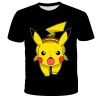 T-shirt Pokémon Pikachu Noir