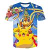 T-shirt Pokémon Pikachu Arc-en-ciel