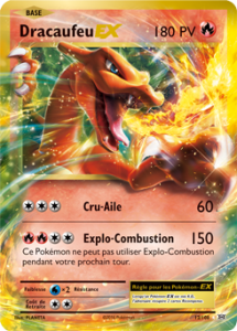 Carte Pokémon de la série XY : Dracaufeu-EX