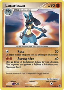 carte pokémon lucario diamant et perle