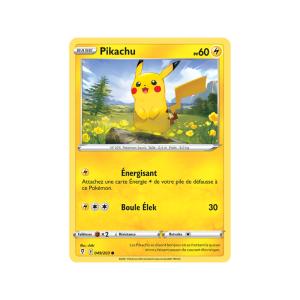 carte pokemon pikachu