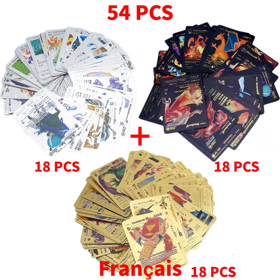Pack exclusif de 54 cartes Pokémon en français