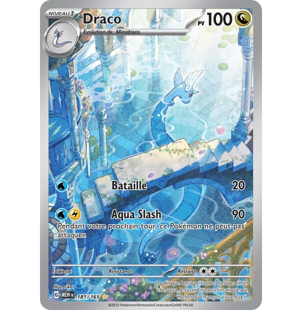 carte pokémon 151 draco