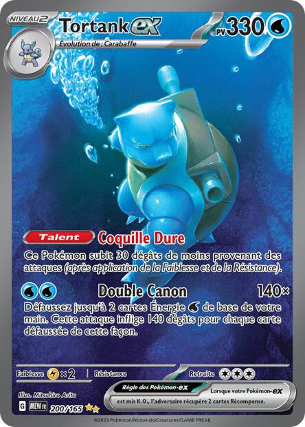 carte pokémon 151 tortank