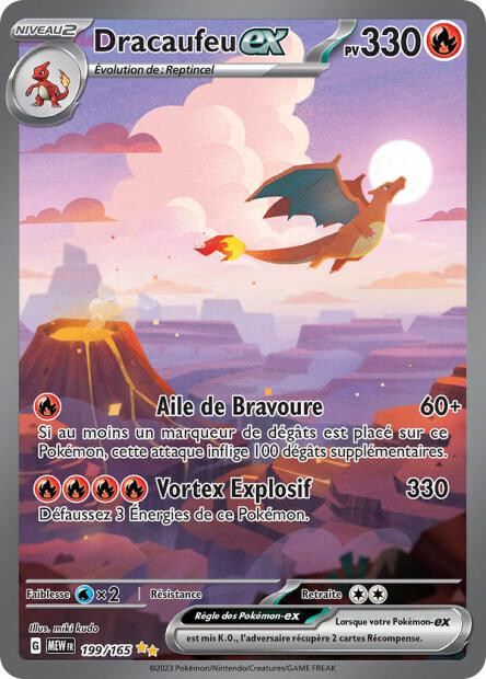 carte pokémon 151 dracaufeu