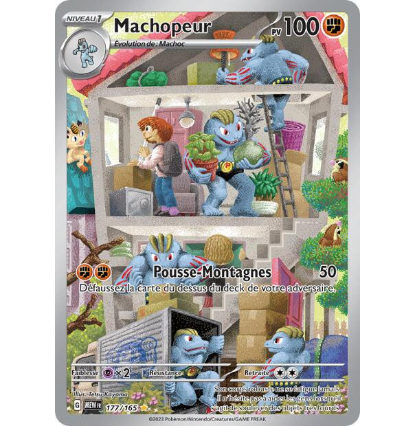 carte pokémon 151 machopeur