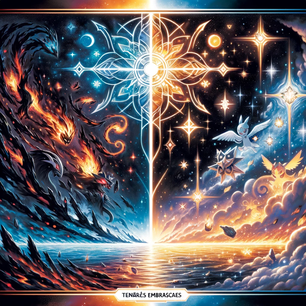 User crée une image sur l'article de blog: Booster Pokémon Ténèbres Embrasées VS Booster Pokémon Stars Etincelantes