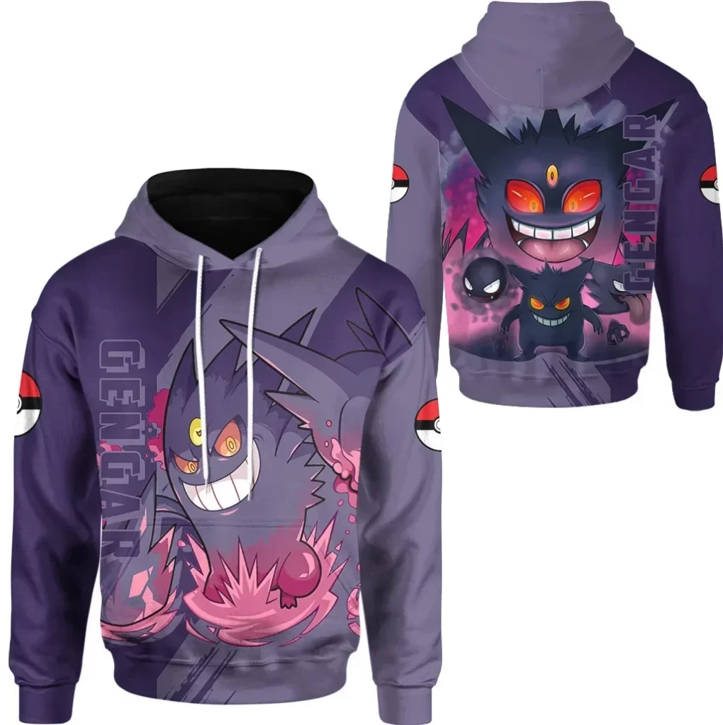 Hoodie Ectoplasma Feu Pokémon