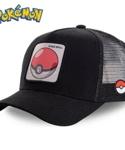 Casquette Pokémon Pokéball Noire