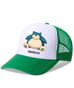Casquette Pokémon Ronflex Verte