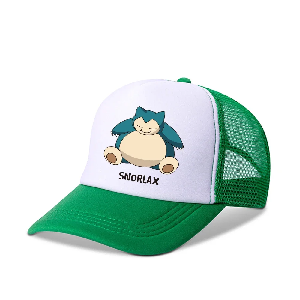 Casquette Pokémon Ronflex Verte