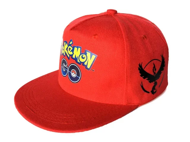 casquette pokémon go Snapback rouge