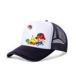 Casquette Pokémon Sacha et ses amis - Pikachu & Pokéball