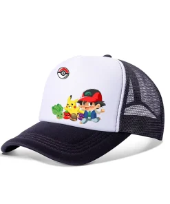 Casquette Pokémon Sacha et ses amis - Pikachu & Pokéball