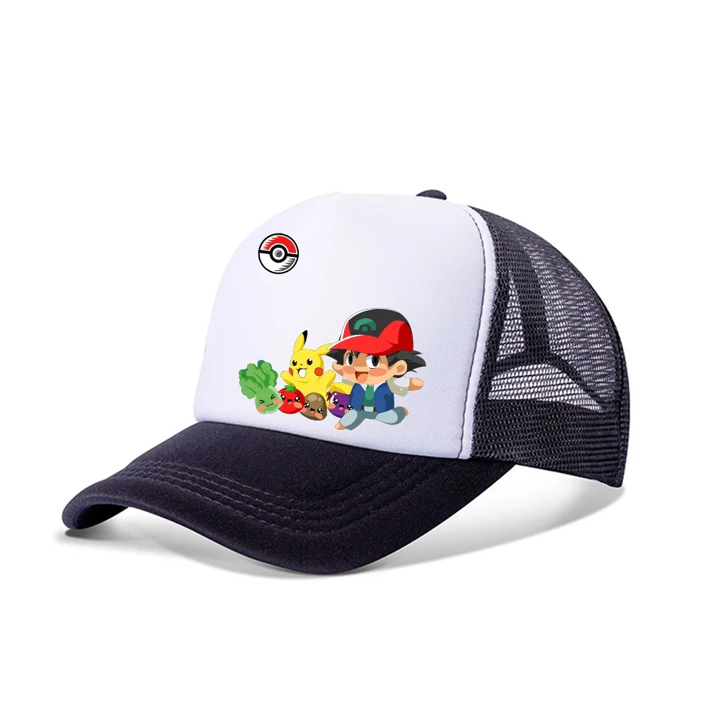 Casquette Pokémon Sacha et ses amis - Pikachu & Pokéball