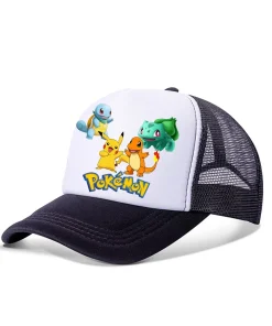 Casquette Pokémon Starters Noire