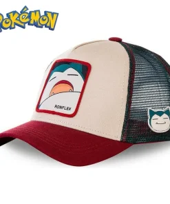 Casquette Pokémon Ronflex Rouge